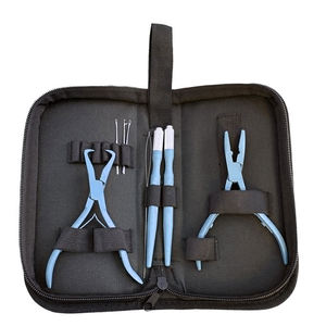 Kit d'outils pour extensions de cheveux en plastique et acier inoxydable de qualité supérieure, en vrac, pour salon de beauté, Regal Impex - Product Image 1