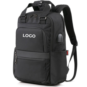 Minimalist Nylon Laptop <b>Backpack</b> With Water Resistance 20-39L Capacity Unisex Shoulder Straps Zipper Closure Handle - Product Image 1