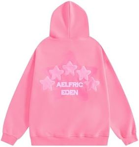 Sudadera con Capucha AELFRIC EDEN, Color Personalizado, Corte Regular, Unisex, Informal, de Poliéster, Lavado Ácido, con Logotipo Frontal y Bolsillo, para Otoño - Product Image 5