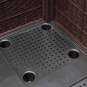 2 Pezzi Fioriera Rettangolare Rialzata per Giardino, Vaso per Piante, Ortaggi ed Erbe Aromatiche per Coltivazione Esterna - Product Image 6