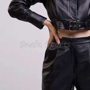 Shorts de Mujer, Última Moda en Shorts de Cuero, Personalizados, Holgados y Transpirables, Shorts de Mujer de Pakistán, Calidad Premium OEM - Product Image 5