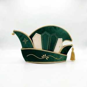 Venta Directa de Fábrica, Sombrero de Carnaval con Adornos Plateados, Sombrero de Disfraz de Carnaval Real Bordado Personalizado, Sombrero de Príncipe - Product Image 6