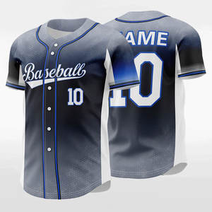 Camiseta de béisbol personalizada para hombre, cosida, ropa deportiva personalizada, antiarrugas, transpirable, cómoda. - Product Image 2