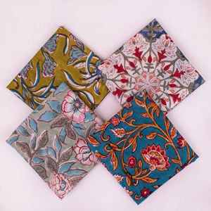 Pañuelo de Cabeza y Cuello de Algodón Hecho a Mano, con Estampado Étnico, Ecológico, de Popelina, para Todas las Temporadas - Product Image 2