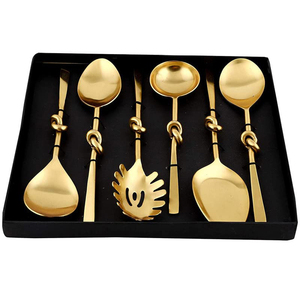 Utensilios de Cocina de Primera Calidad, Hechos de Metal Resistente, Chapados en Oro, Diseño Único y Elegante, Aspecto Atractivo - Product Image 1