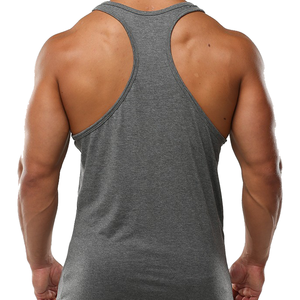 Venta al por mayor de ropa deportiva AMERICAN TRENCH: Camisetas sin mangas deportivas de poliéster 100% para hombre, cuello redondo, transpirables, de secado rápido y anti-pilling. - Product Image 3