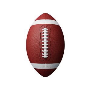 ลูกฟุตบอลอเมริกันกันน้ำสำหรับใช้งานกลางแจ้ง สั่งซื้อจำนวนมาก ผลิตด้วยเครื่องจักรเย็บ  ลูกฟุตบอลอเมริกันคุณภาพพรีเมียมเย็บมือจากโรงงาน - Product Image 1