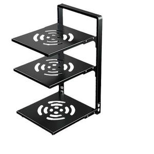 Étagère de rangement murale double niveau multifonction en fer durable pour cuisine, organisateur de qualité supérieure, vente directe d'usine en gros - Product Image 1