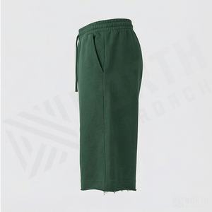 Pantalones Cortos Largos de Algodón y Felpa para Hombre, 300 GSM, Hechos a Medida, para Correr, Color Personalizado, a la Moda, Venta al Por Mayor - Product Image 3