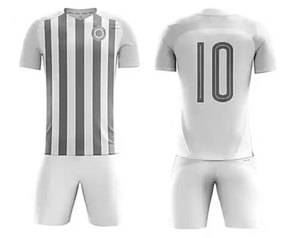 Soccer Jersey Sets Solid Letter Short Sleeve Lightweight Sublimation Football Shirts for Men Custom Team Uniform Sportswear Kits - Product Image 1