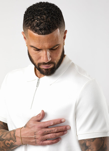 Camiseta Deportiva de Manga Larga para Hombre con Cierre de 1/4, Secado Rápido, Transpirable, para Gimnasio y Running, con Logotipo Personalizado - Product Image 5