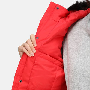 Chaqueta Parka con Capucha para Mujer, Abrigo Grueso de Invierno, Suave y Aislante, Ropa de Trabajo de Moda para Exteriores, Venta al por Mayor de Fábrica, Abrigo Cálido con Capucha para Invierno - Product Image 5