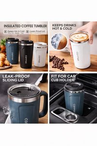 Mug à café personnalisé en acier inoxydable avec impression pour usage promotionnel au bureau - pour Halloween et Noël - Product Image 2