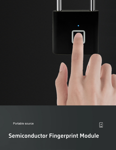 Candado Inteligente con Huella Dactilar, Recargable por USB, Biométrico, para Casilleros de Gimnasio y Uso en Exteriores, Venta al Por Mayor - Product Image 3