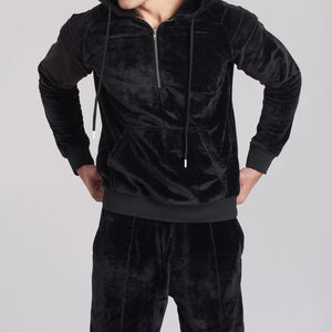 Conjunto Deportivo de Terciopelo de Lujo para Hombre, 100% Algodón, Ropa Deportiva Informal de Invierno, Proveedor Mayorista - Product Image 4