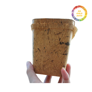 Venta al por mayor de suministros de jardinería, macetas de coco para plántulas, para el crecimiento de plantas verdes, alta calidad, al por mayor - Product Image 6