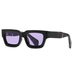 86608 Lunettes de soleil carrées vintage personnalisées pour femmes, lunettes de soleil de créateur tendance rétro, lunettes de soleil tendance 2023 - Product Image 5