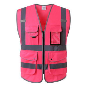 Custom Logo Printed <b>Waterproof</b> Cotton Safety Industrial Security Construction <b>Work</b> Safety Vest Reflective High Visibility - Product Image 5