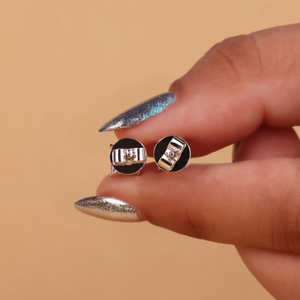 Pendientes de Diamantes con Corte Princesa, Plata 925, Engaste de Garra, Diseño Geométrico Clásico, Joyería de Compromiso para Mujer - Product Image 4