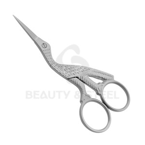 Tijeras de Belleza Elite para Recortes Detallados con Acero Inoxidable Quirúrgico de Alta Calidad y Elegante Silueta de Cigüeña - Product Image 4