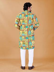 Premium Rayon Embroidered <b>Kurti</b> for Women with Digital Print and Schifli Style Chikankari Work - Product Image 5