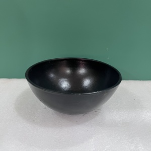 Black <b>Matte</b> Decorative Bowl Round Metal Centerpiece Bowl Modern Home Decor <b>Table</b> Accent Bowl - Product Image 3