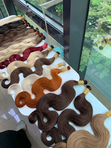 <b>Body</b> <b>Wave</b> Nasa <b>Hair</b> Human <b>Hair</b> Extensions Remy Virgin <b>Hair</b> Straight Style - Product Image 3