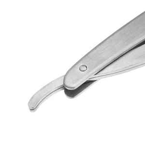 มีดโกนหนวดตรงแบบมืออาชีพสำหรับช่างตัดผม |   มีดโกนพับได้ สแตนเลสสตีล ใบมีดตรง สำหรับร้านเสริมสวย - Product Image 2