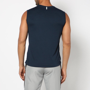 Camiseta sin mangas para hombre, ajustada, para gimnasio, entrenamiento, fitness, correr, de secado rápido, transpirable, atlética - Product Image 2