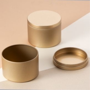 Custom Logo Empty Aluminum Jars Bulk Metal Packaging Container Round <b>Coffee</b> Tea Tin Jar 100ml Cosmetic Jar with Threaded Lid - Product Image 4