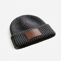 Gorro de Punto Personalizado OEM, Gorro de Invierno Premium con Borde, Suave, 100% Acrílico, Cálido, Informal, para Viajes al Aire Libre, Unisex, Bordado 3D