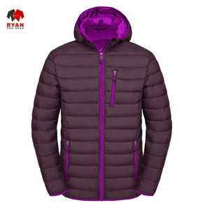 เสื้อแจ็คเก็ตพัฟเฟอร์แบบกำหนดเองสำหรับผู้ชาย ยี่ห้อ Ryan Pro Gear ผลิตจากผ้าระบายอากาศได้ดี พร้อมโลโก้แบบกำหนดเอง ลายเรียบ - Product Image 3