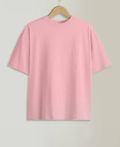 เสื้อยืดโอเวอร์ไซส์ผู้ชาย เนื้อผ้านุ่มหรูหรา ทรงไหล่ตก พิมพ์ลายสกรีนตามสั่ง สไตล์มินิมอล - Product Image 4