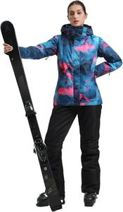 Professional Custom Women's <b>Ski</b> Suit Waterproof Breathable Zipper Stand Up Collar Fully Taped Seams Windproof Plus Size - Product Image 5
