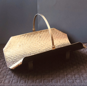 Support à bûches de cheminée en laiton écologique, finition dorée, accessoire de luxe pour cheminée, rangement pour bois de chauffage - Product Image 5