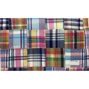 Tissu en flanelle côtelée Dobby à carreaux, largeur 43/44 pouces, léger, en coton tissé biologique et écologique RPW-3721 pour textiles de maison, chemises et sacs - Product Image 5