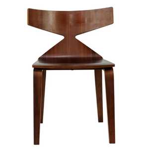 Chaise de salle à manger moderne en bois massif de chêne naturel, dossier ergonomique, pour extérieur, cuisine, restaurant professionnel, café, ou comme chaise d'appoint. - Product Image 6