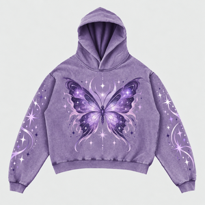Sudaderas con Capucha con Estampado Celestial, Sudaderas con Diseño Personalizado, Ropa Casual, Moda Urbana, Ropa para el Día a Día, Estilo Urbano - Product Image 5