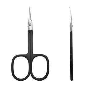 Tijeras para Cutículas Extra Finas, Acero Inoxidable con Alto Contenido de Carbono, Hojas Rectas, Diseño Ergonómico de Plástico, Uso Personal y Profesional - Product Image 1