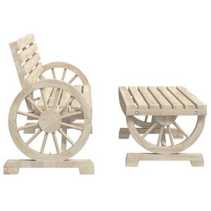 Ensemble de salon de jardin en bois de sapin massif, durable, de qualité supérieure, pour l'extérieur - Product Image 4