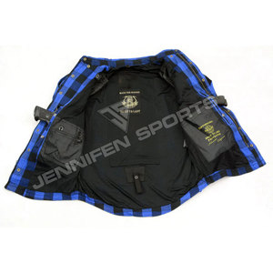 High Quality Men's Motorcycle Sportswear CE Level 01 Protection Aramid Lined Flannel <b>Shirts</b> Protective Plus Size Custom Design - Product Image 6