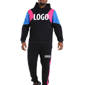 Chándal con Capucha para Hombre, Diseño Color Block, Sudadera de Manga Larga con Bolsillos Laterales, Corte Holgado, Estilo Urbano para Otoño - Product Image 2