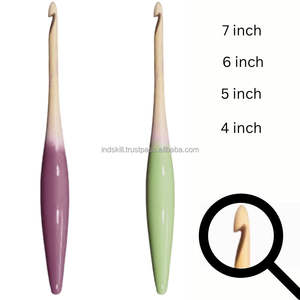 Indskill Bois semi-coloré ergonomique crochets fourniture en gros bas quantité minimale de commande premium ponçage finition lisse fait pour les détaillants - Product Image 3