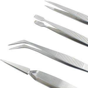 Professional Manual Class II Dental Tweezers Set Stainless Steel Oral Care <b>Tools</b> for Denture <b>Cleaning</b> and <b>Teeth</b> Care - Product Image 3