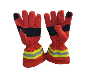 Firefighter Gloves With Reflective Strap Forest Fire Fight Gloves - Product Image 1