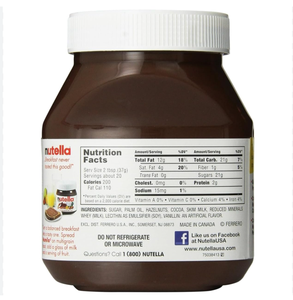ราคาส่งครีมช็อกโกแลตราคาถูกสำหรับนูเทลล่า 350 กรัม จัดส่งรวดเร็วในบรรจุภัณฑ์แบบขายส่ง - Product Image 1