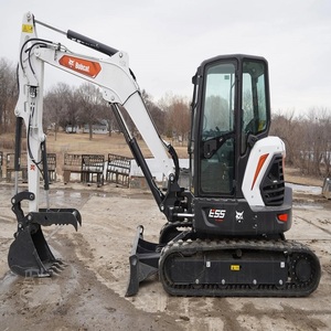 ซื้อรถขุดขนาดเล็ก Bobcat E55 พร้อมประสิทธิภาพไฮดรอลิกทรงพลัง สำหรับงานก่อสร้าง จัดสวน และงานขุดดินหนัก - Product Image 2