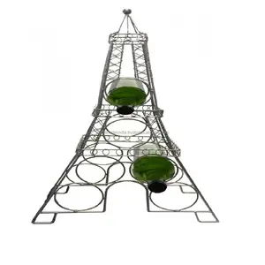 Countertop Combination Rack Wine Vintage Holder Dining Table Wooden Wine Bottle Holder Space Wholesale Gifts Kitchen Beer Metal