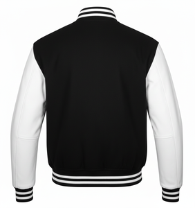 Chaqueta de Hombre de Invierno Casual Vintage de Lona y Cuero Genuino Ecológico con Logotipo Personalizado en Relieve de Alta Calidad - Product Image 2