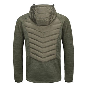 Veste de chasse hybride pour hommes, isolée, matelassée, camouflage, à capuche, tactique, pour l'extérieur, vente en gros, logo personnalisé, fournisseur d'équipement de chasse OEM - Product Image 2